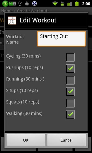 Log My Workout截图2