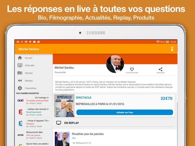 TiVipedia, la T&eacute;l&eacute; Augment&eacute;e截图2