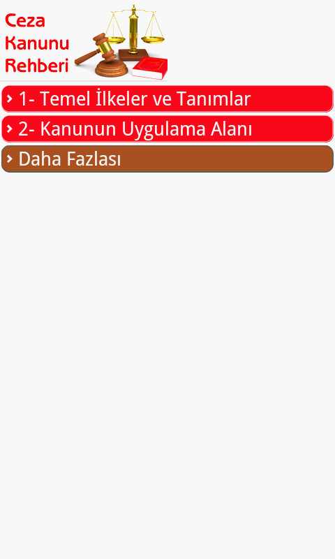 Ceza Kanunu Rehberi 2011 - Android截图2