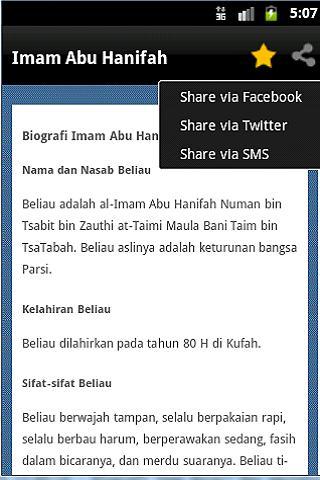 Biografi 4 Imam Besar截图1