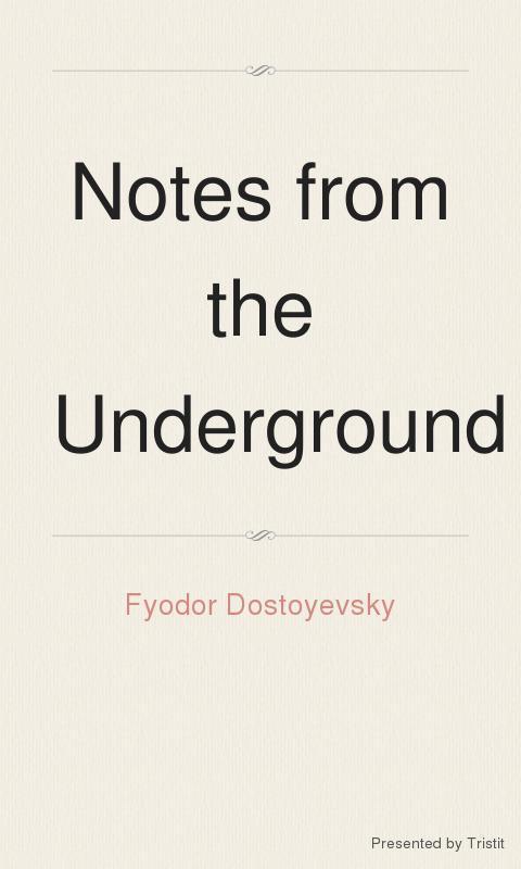 Notes from the Underground截图1