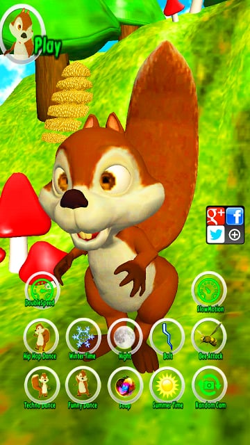 Slice It & Talk: Squirrel Fun截图4