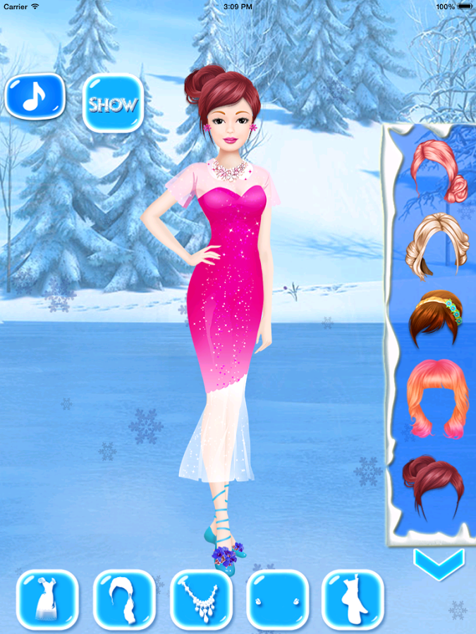 Frozen doll dressup截图1