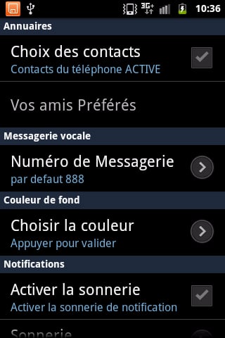 SMS parlant francais截图4