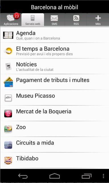 Barcelona al m&ograve;bil截图4