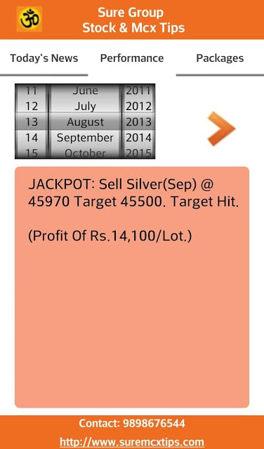 Sure Group : Stock &amp; Mcx Tips截图2