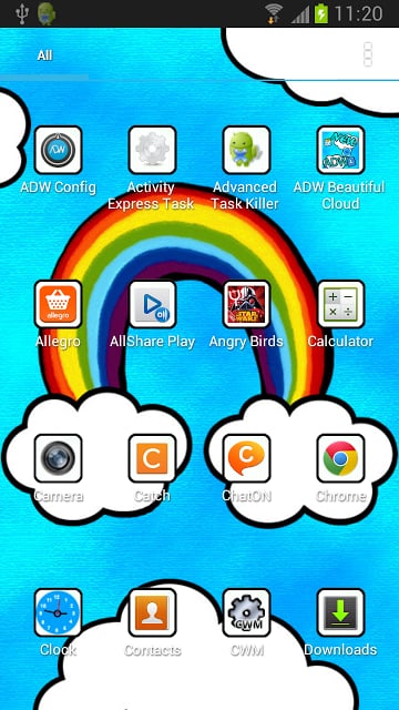 Beautiful Cloud Theme for ADW截图2