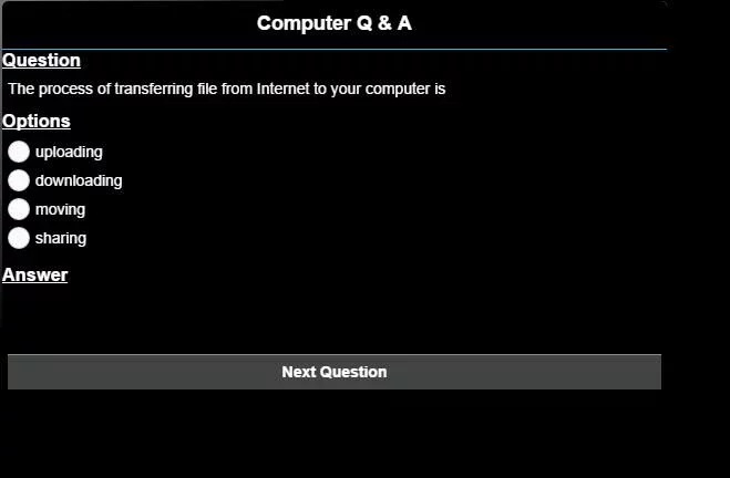 IBPS Computer Knowledge Q & A截图1