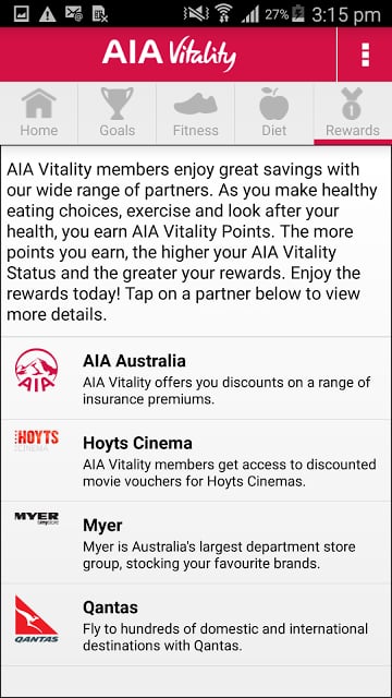 AIA Vitality Australia截图3