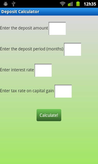 Bank Deposit Calculator截图1