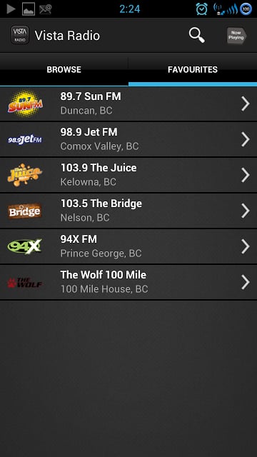 Vista Radio App截图2