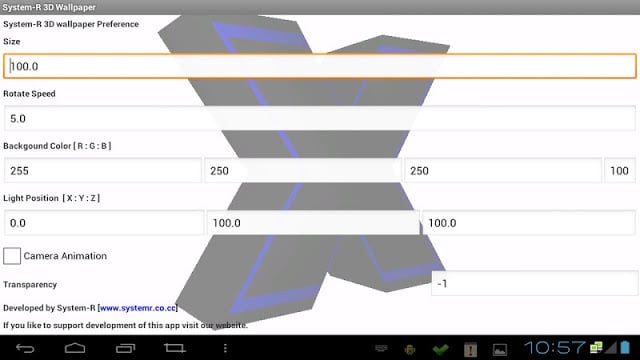 System-R 3D Wallpaper Free截图2