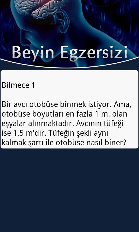 Beyin Egzersizi Android截图4