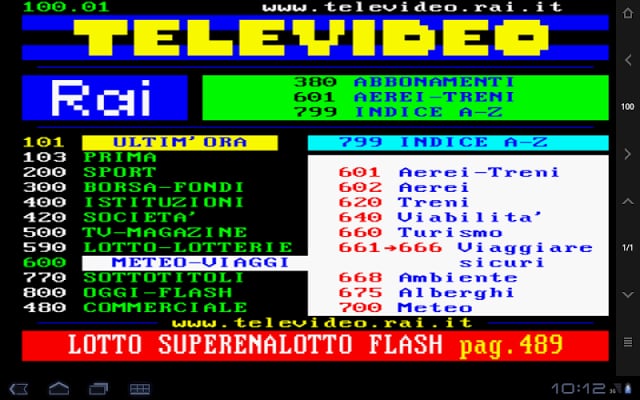 Televideo Teletext截图10