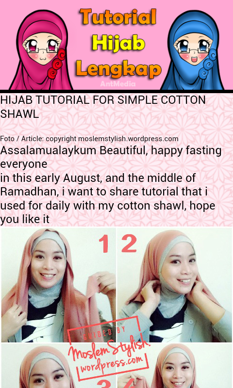 Tutorial Cara Hijab Lengkap截图1