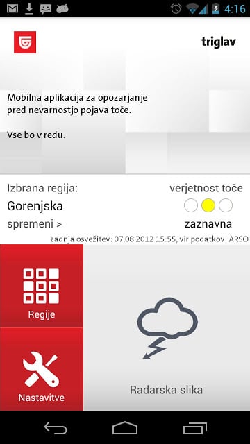 Triglav toča截图1