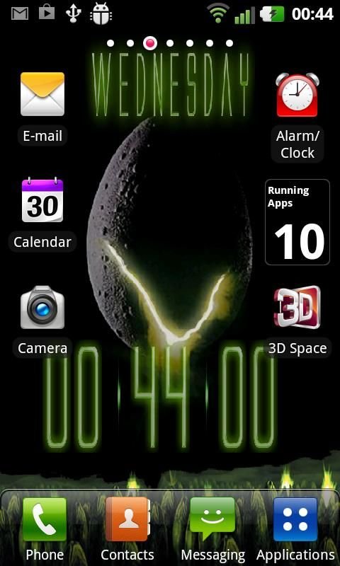 Alien Style Live Wallpaper截图2