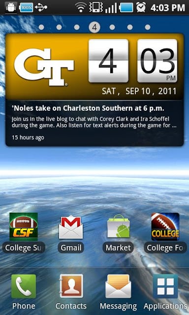 Georgia Tech Live Clock截图1