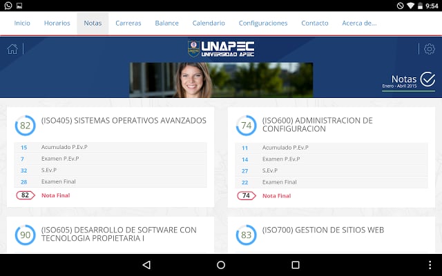 UNAPEC Virtual Estudiantes截图10