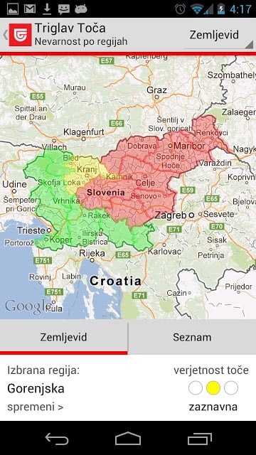 Triglav toča截图4