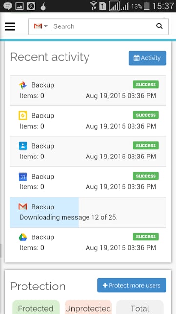 Spinbackup - Backup &amp; Restore截图1