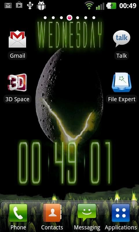 Alien Style Live Wallpaper截图1