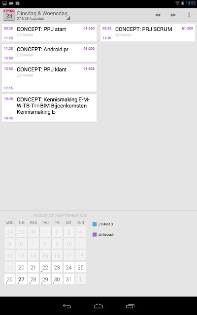 Avans Rooster &amp; Resultaten截图7