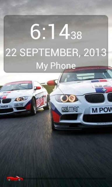 Grand Racing Lockscreen Free截图1