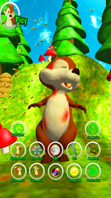 Slice It & Talk: Squirrel Fun截图7