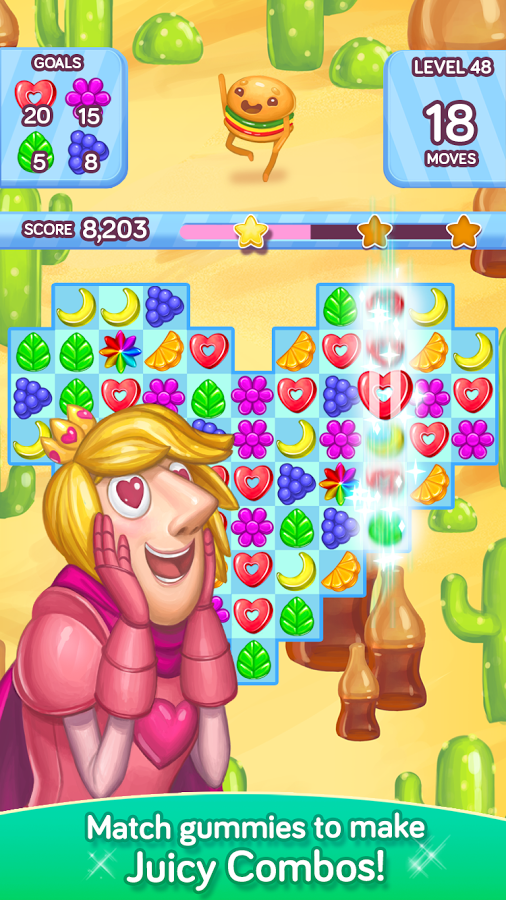 Gummy Gush Match-3 Puzzle截图6