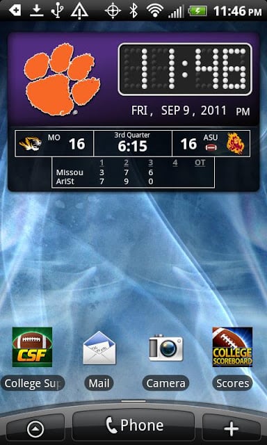 Clemson Tigers Live Clock截图2