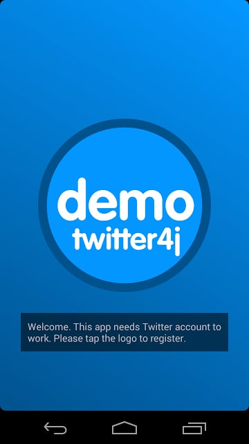 Demo Twitter4j Client截图1