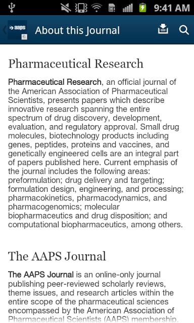 AAPS Journals截图6