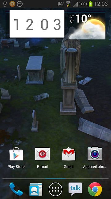 RPG Cemetery Live Wallpaper截图1