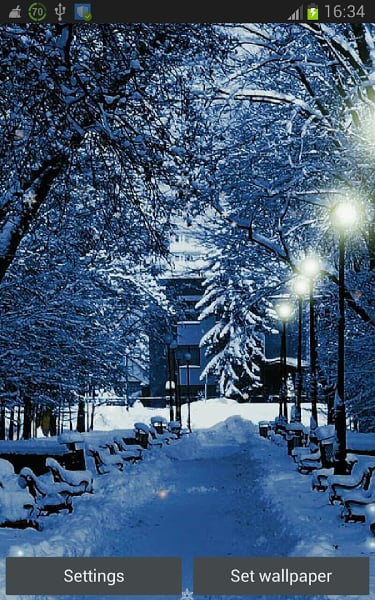 Snowing Light Effect HD ...截图3