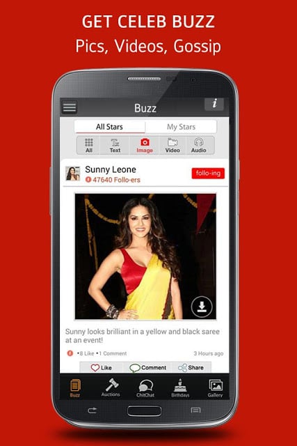 Follo: Celeb Chat Auction Buzz截图1