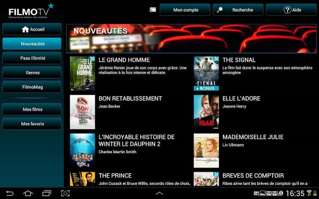 FilmoTV - Le cin&eacute;ma en VOD截图6