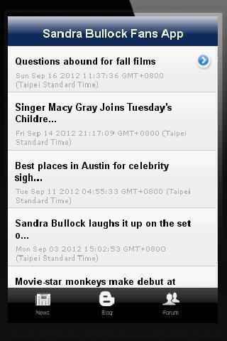 Sandra Bullock Fans App截图2