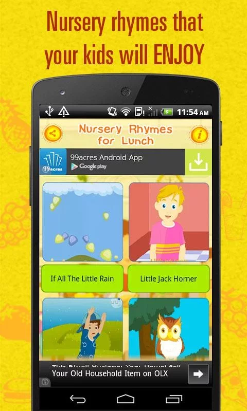 Nursery Rhymes For Lunch截图1