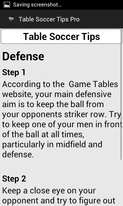 Table Soccer Tips截图5