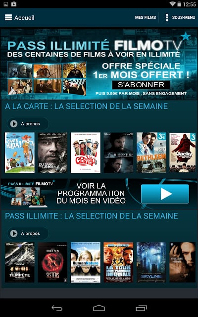 FilmoTV - Le cin&eacute;ma en VOD截图7