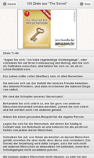 100 Zitate aus &quot;The Secret&quot;截图1