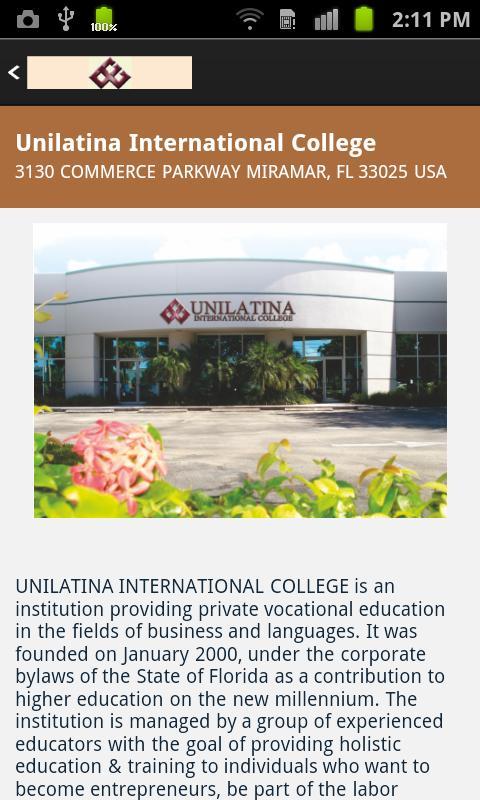 Unilatina International Colleg截图2