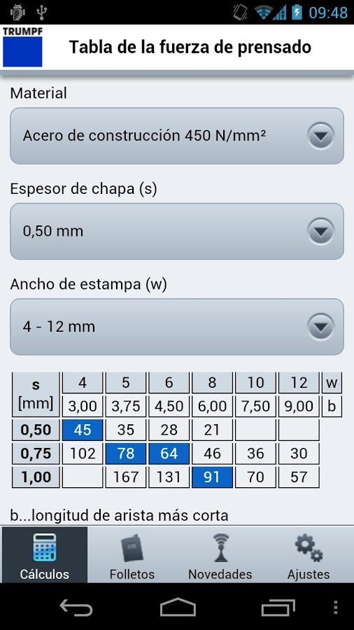 TRUMPF BendGuide - Espanol截图3