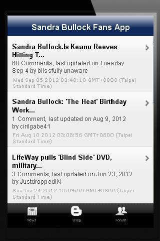 Sandra Bullock Fans App截图4