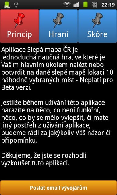 Slep&aacute; mapa ČR - BETA截图6