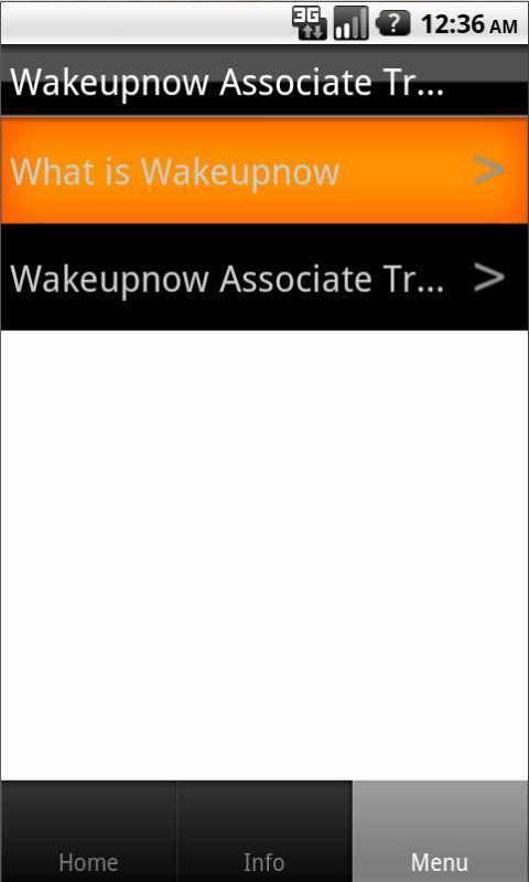 Wakeupnow Associate Training截图2