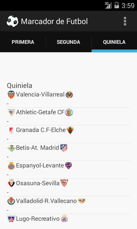 Marcador Futbol Liga Esp...截图1