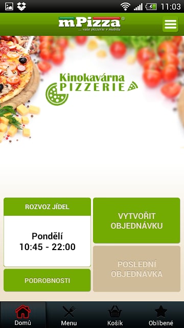 Kinokav&aacute;rna Štět&iacute;-rozvoz pizzy截图3