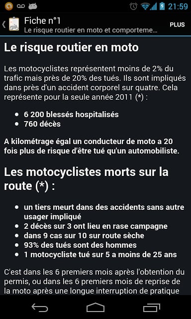 R&eacute;vision Permis Moto截图4